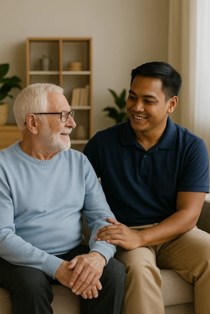 מטפל זר בקשיש