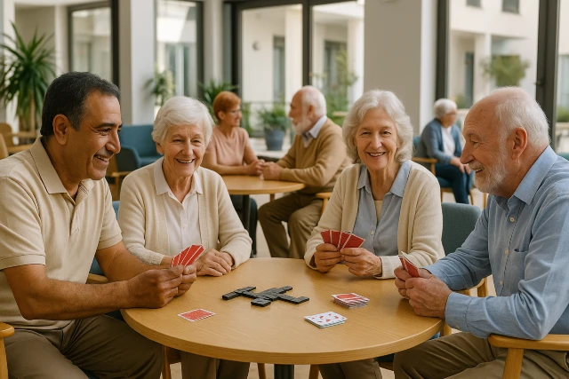 קשישים בדיור מוגן